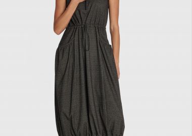 Σετ φόρεμα μίντι με γιακά - 5206634976567 -  - 