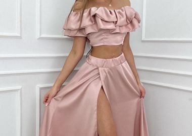 Σετ Φούστα Τοπ Flounder Ροζ - Amelie's - 