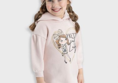 Σετ φούτερ μπλούζα με κολάν - ΑΝΘΡΑΚΙ 15-125346-0 - energiers - 