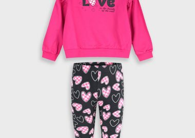 Σετ φούτερ μπλούζα με κολάν - ΕΜΠΡΙΜΕ 15-125351-0 - energiers - 