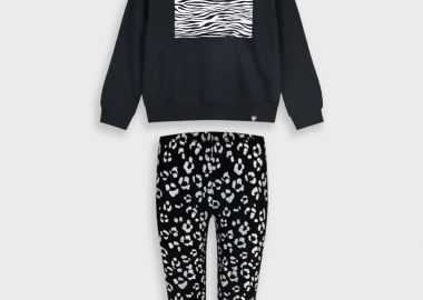 Σετ φούτερ μπλούζα με κολάν - ΕΜΠΡΙΜΕ 16-125263-0 - energiers - 