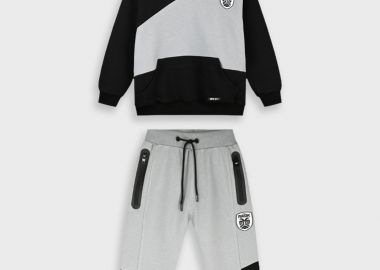 Σετ φούτερ PAOK FC - ΜΑΥΡΟ 400-020-0 - energiers - 