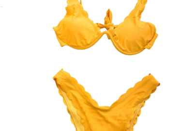 Σετ Μαγιό Μπικίνι Wave Designs Κίτρινο - Amelie's - 