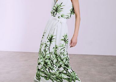 Σετ με αμάνικο πουκάμισο και φούστα SQ7633.0495+2 - Celestino - 