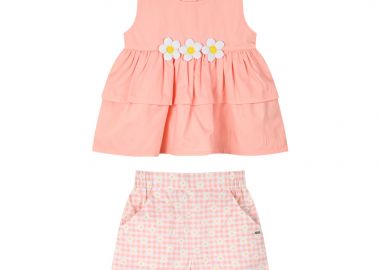 Σετ με απλικέ για κορίτσι - ΕΜΠΡΙΜΕ 15-225304-0 - energiers - 