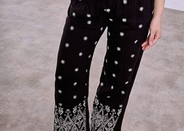 Σετ με κεντητό γιλέκο και παντελόνα SQ9844.0144+1 - Celestino - 