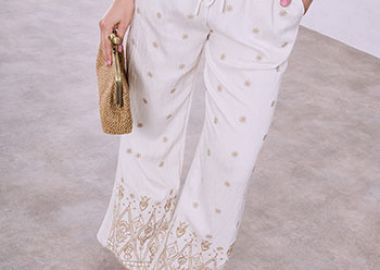 Σετ με κεντητό γιλέκο και παντελόνα SQ9844.0144+2 - Celestino - 