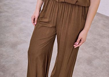 Σετ με πουκάμισο και παντελόνα από βισκόζη SQ9844.0670+2 - Celestino - 