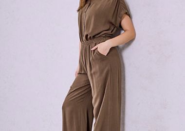 Σετ με πουκάμισο και παντελόνα με βισκόζη SQ9844.0182+2 - Celestino - 