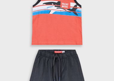 Σετ με τύπωμα - ΑΝΘΡΑΚΙ 12-226191-0 - energiers - 