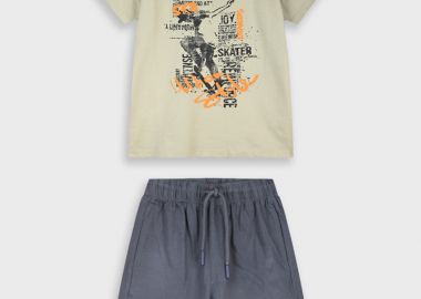 Σετ με τύπωμα - ΑΝΘΡΑΚΙ 13-226016-0 - energiers - 