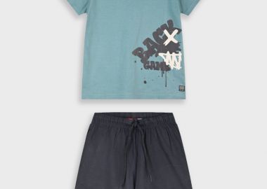 Σετ με τύπωμα - ΑΝΘΡΑΚΙ 13-226082-0 - energiers - 