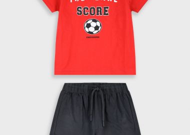 Σετ με τύπωμα - ΚΟΚΚΙΝΟ 12-226114-0 - energiers - 