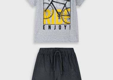 Σετ με τύπωμα - ΜΑΥΡΟ 13-226011-0 - energiers - 