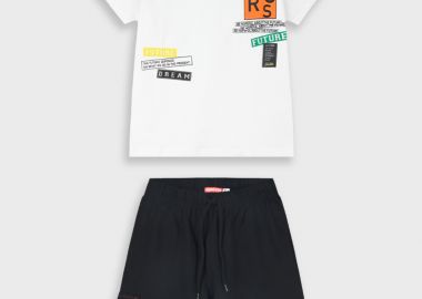 Σετ με τύπωμα - ΜΑΥΡΟ 13-226046-0 - energiers - 