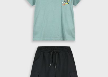 Σετ με τύπωμα - ΜΑΥΡΟ 13-226080-0 - energiers - 