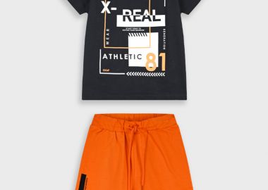 Σετ με τύπωμα - Πορτοκαλί 13-226047-0 - energiers - 