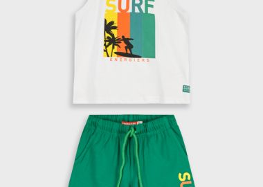 Σετ με τύπωμα - Πράσινο 12-226190-0 - energiers - 