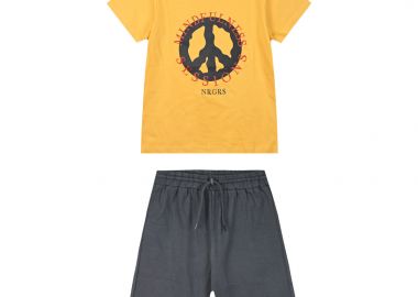 Σετ με τύπωμα για αγόρι - ΑΝΘΡΑΚΙ 13-225015-0 - energiers - 