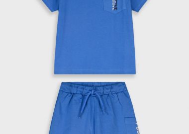 Σετ με τύπωμα για αγόρι - BLUE DREAM 12-225150-0 - energiers - 