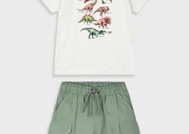 Σετ με τύπωμα για αγόρι - ΧΑΚΙ 12-225100-0 - energiers - 