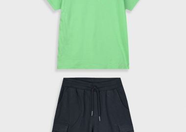 Σετ με τύπωμα για αγόρι - ΛΑΙΜ 13-225042-0 - energiers - 