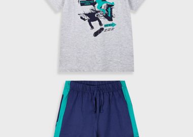 Σετ με τύπωμα για αγόρι - ΜΑΡΕΝ 13-225079-0 - energiers - 