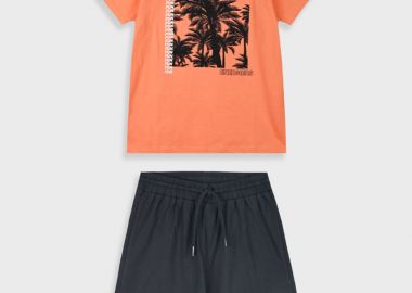 Σετ με τύπωμα για αγόρι - ΜΑΥΡΟ 13-225016-0 - energiers - 