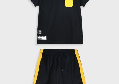 Σετ με τύπωμα για αγόρι - ΜΑΥΡΟ 13-225031-0 - energiers - 