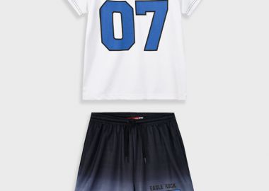 Σετ με τύπωμα για αγόρι - ΜΑΥΡΟ 13-225032-0 - energiers - 