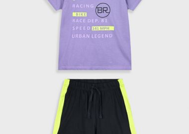 Σετ με τύπωμα για αγόρι - ΜΑΥΡΟ 13-225078-0 - energiers - 