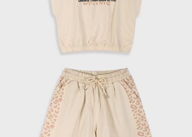 Σετ με τύπωμα για κορίτσι - ΒΑΝΙΛΙΑ 16-225281-0 - energiers - 