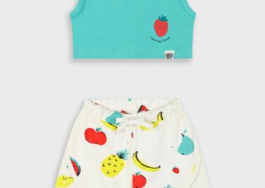 Σετ με τύπωμα για κορίτσι - ΕΜΠΡΙΜΕ 15-225384-0 - energiers - 