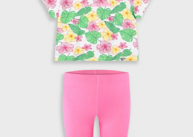 Σετ με τύπωμα για κορίτσι - ΦΡΑΟΥΛΑ 15-225349-0 - energiers - 