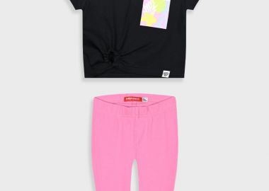 Σετ με τύπωμα για κορίτσι - ΦΡΑΟΥΛΑ 16-225240-0 - energiers - 