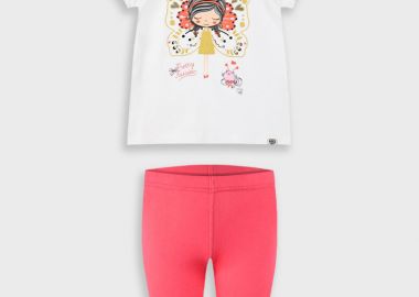 Σετ με τύπωμα για κορίτσι - ΚΟΡΑΛΛΙ 15-225370-0 - energiers - 