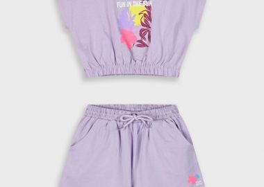 Σετ με τύπωμα για κορίτσι - ΛΙΛΑ 15-225385-0 - energiers - 