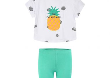 Σετ με τύπωμα για κορίτσι - ΠΑΠΑΓΑΛΙ 15-225377-0 - energiers - 