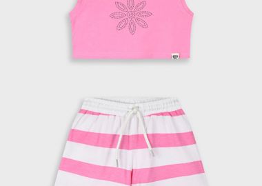 Σετ με τύπωμα για κορίτσι - ΤΡΙΑΝΤΑΦΥΛΛΙ 15-225381-0 - 15-225381-0-1-y-2-triantafylli - energiers - 