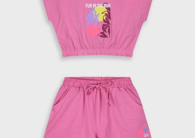 Σετ με τύπωμα για κορίτσι - ΤΡΙΑΝΤΑΦΥΛΛΙ 15-225385-0 - 15-225385-0-1-y-2-triantafylli - energiers - 