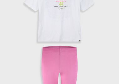 Σετ με τύπωμα για κορίτσι - ΤΡΙΑΝΤΑΦΥΛΛΙ 16-225274-0 - energiers - 