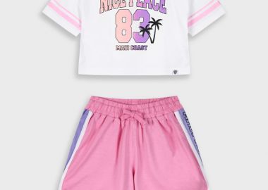 Σετ με τύπωμα για κορίτσι - ΤΡΙΑΝΤΑΦΥΛΛΙ 16-225287-0 - energiers - 