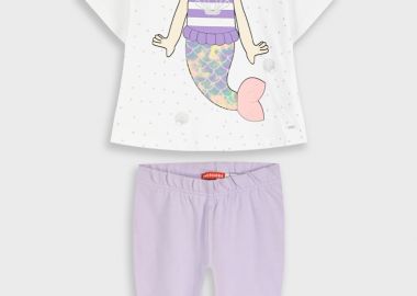 Σετ μπλούζα με κολάν - ΛΙΛΑ 15-226372-0 - energiers - 