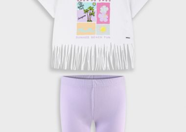 Σετ μπλούζα με κολάν - ΛΙΛΑ 15-226382-0 - energiers - 