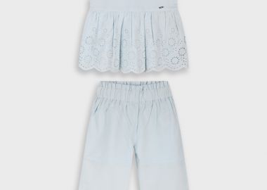 Σετ μπλούζα με παντελόνα - ΑΝΟΙΧΤΟ ΓΑΛΑΖΙΟ 15-226320-0 - energiers - 