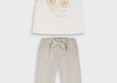 Σετ μπλούζα με παντελόνι - ΒΑΝΙΛΙΑ 14-226415-0 - energiers - 