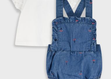 Σετ μπλούζα με σαλοπέτα - ΕΜΠΡΙΜΕ 14-226404-0 - energiers - 