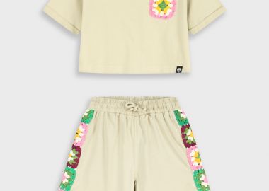 Σετ μπλούζα με σορτς - ΒΑΝΙΛΙΑ 16-226284-0 - energiers - 