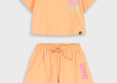 Σετ μπλούζα με σορτς - ΒΕΡΥΚΟΚΚΙ 15-226386-0 - energiers - 