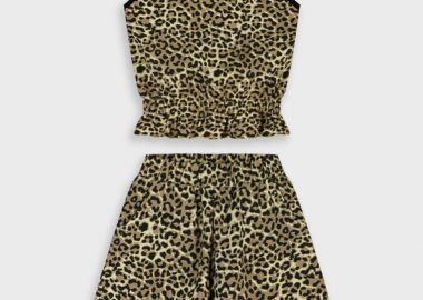Σετ μπλούζα με σορτς - LEOPARD 16-226288-0 - energiers - 